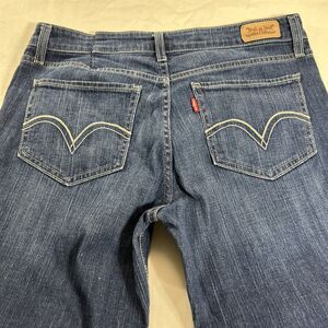 Levi’s 518 Superlow Boot Cut Jeans Women’s 11 S/C Medium Wash Blue Denim Stretch